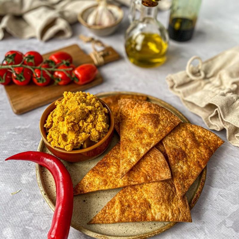 Nachosy bez mąki kukurydzianej