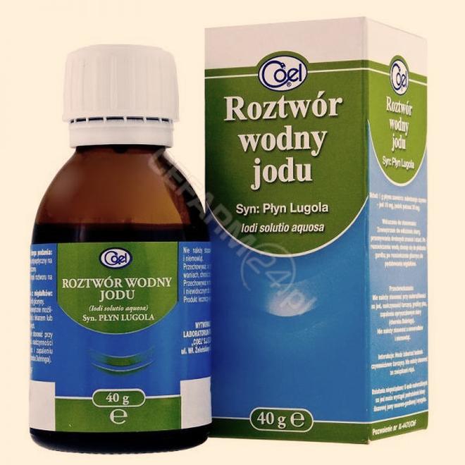 Właściwości płynu Lugola